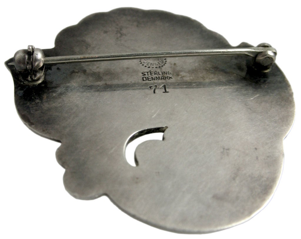 1920's Sterling SIlver Brooch by Georg Jensen