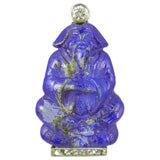 Art Deco Confucius Pendant