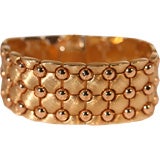 Stylish 14K Gold Duo Color Bracelet
