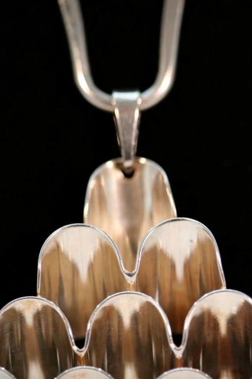 Women's Sterling Pendant on Choker by David Anderson