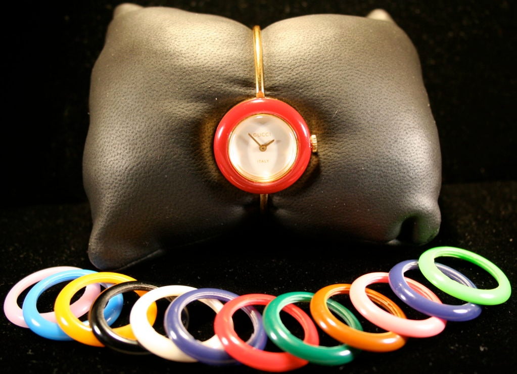 gucci multicolor watch