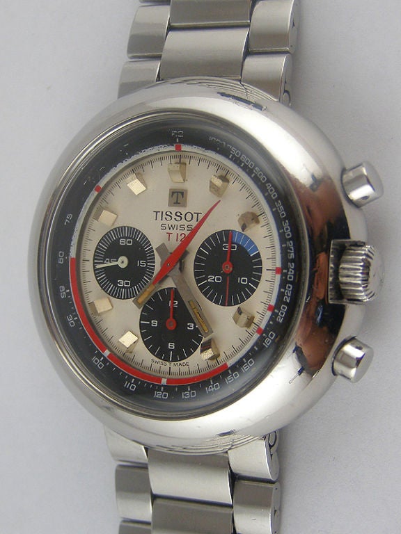 Tissot Stainless Steel T-12 Chronograph 1960's