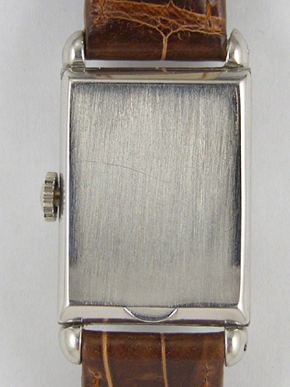 Platinum Diamond Dial IWC Shafhaussen 1950's