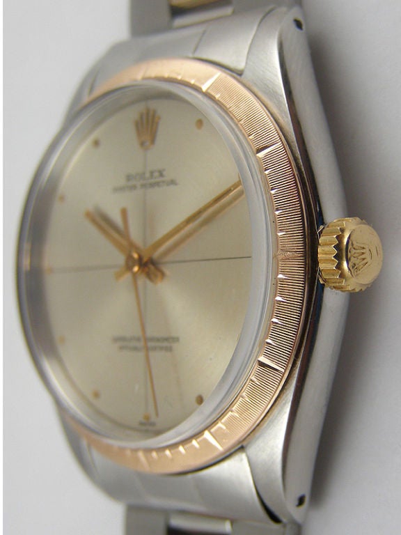 Rolex SS/PG Oyster Perpetual "Zephyr" circa 1960