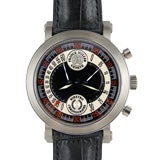 Franck Muller SS BiRetro-Chronograph, Ref # 7000 CCB