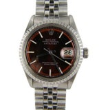 Rolex Stainless Steel Datejust  "Cherry Cola" Dial