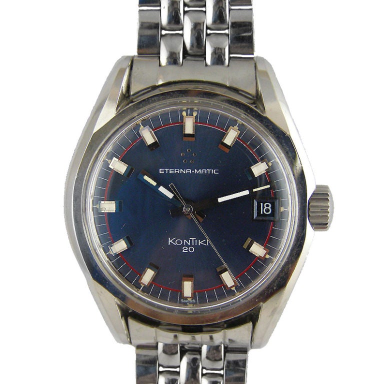 Eterna "KonTiki 20" certified chronometer wristwatch