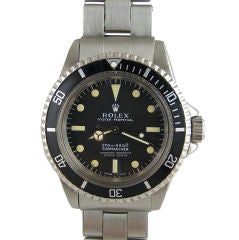 Rolex SS Submariner ref 5512 Officially Certified Chronometer