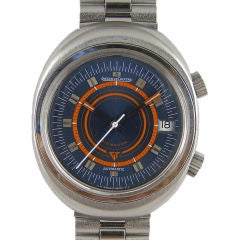 Jaeger Lecoultre SS automatic alarm with date circa 1960's