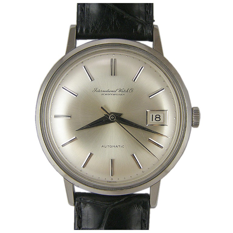 IWC Schaffhausen  Stainless Steel Automatic with Date 1960s