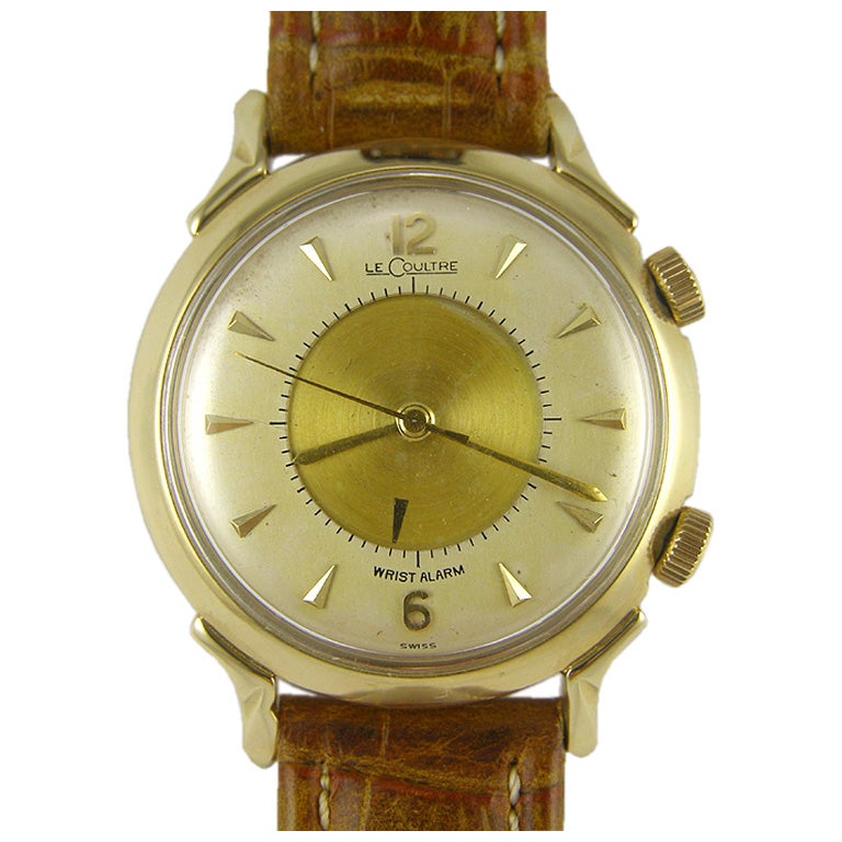 Lecoultre 14K YG Alarm 1950
s