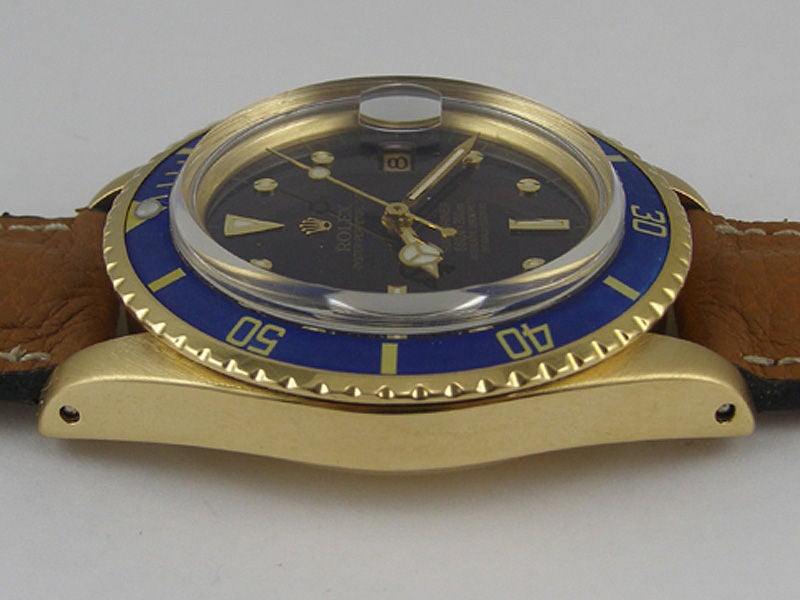 Rolex 18K YG Submariner ref #1680 circa 1973
