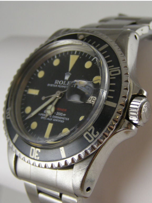 Rolex RED Submariner ref 1680 1973