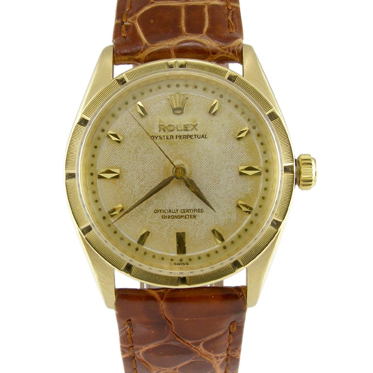 Rolex 18K YG Oyster Perpetual ref 6569 c. 1956