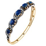 Victorian Sapphire Bangle