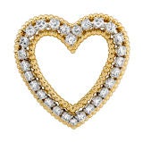 Oscar Heyman Brothers Diamond Heart Brooch