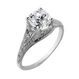 Art Deco Engagement Ring 1.48 carats
