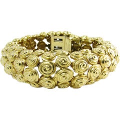 Webb Gold Swirls Bracelet