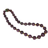 Ruby Bead Necklace Ruby Bead Necklace