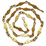 Jean Mahie 22kt Gold Chain