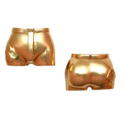 Amusing Pair of 14kt Gold Hotpants