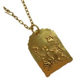 Jean Mahie Gold Pendant and Chain