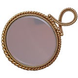 Van Cleef & Arpels Gold Purse Mirror