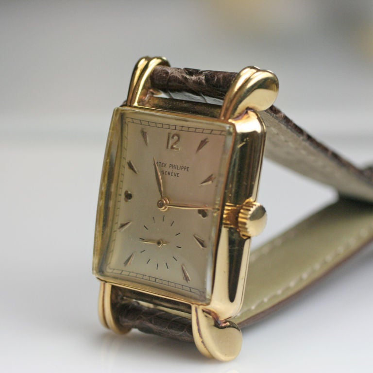 Patek Philippe Ref. 2440 Retro Uhr in 18K Gelbgold Herren