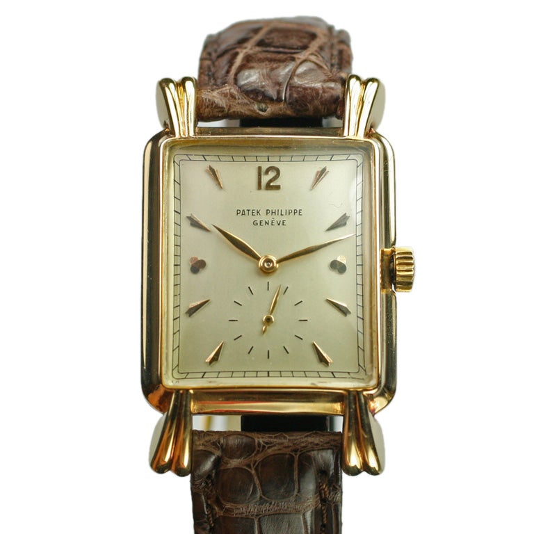 Patek Philippe Ref. 2440 Retro Uhr in 18K Gelbgold
