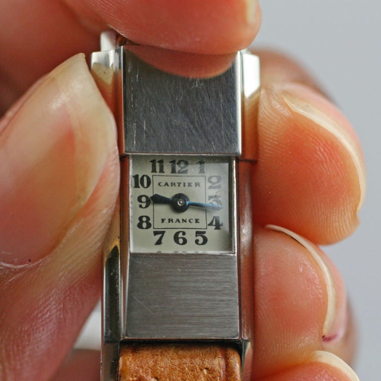 Very Unusual Covered Lady's Watch by Cartier For Sale at 1stDibs