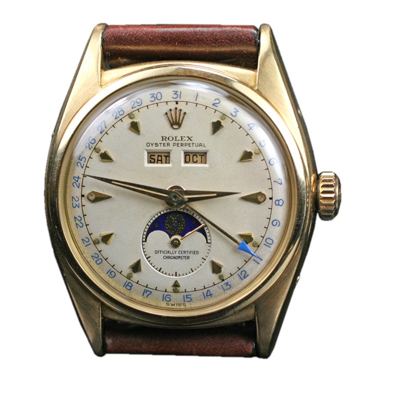 Rolex Moonphase - 2 For Sale on 1stDibs | rolex moonphase vintage, moonphase  watch rolex, rolex moonphase for sale