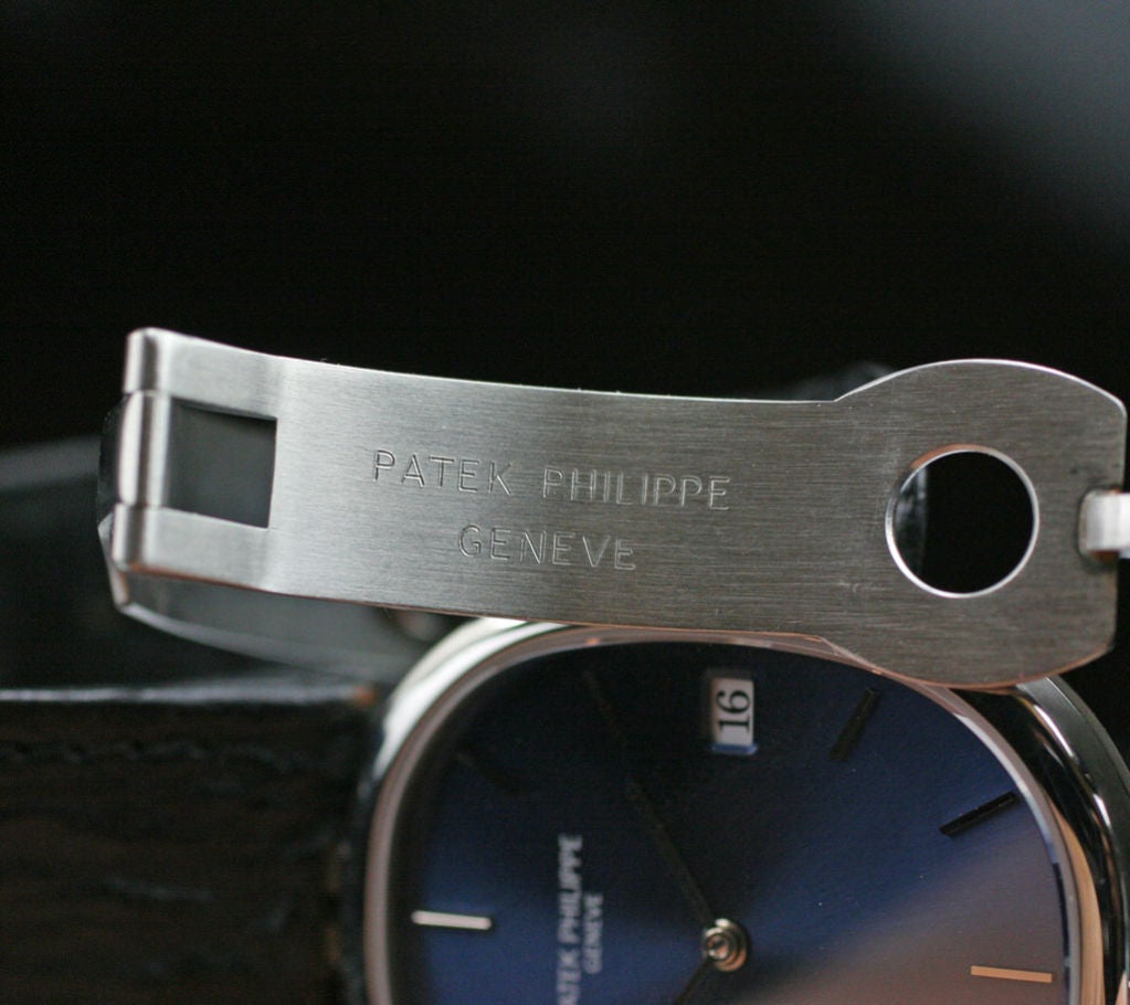 Patek Philippe Ellipse Quartz Watch in Stainless Steel 6