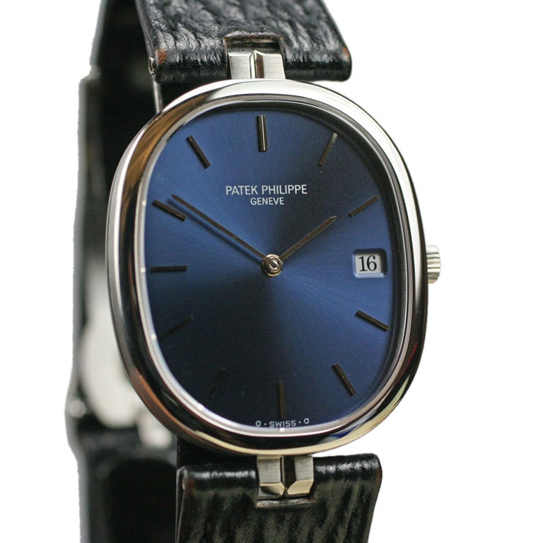 Patek Philippe Ellipse Quartz Watch in Stainless Steel