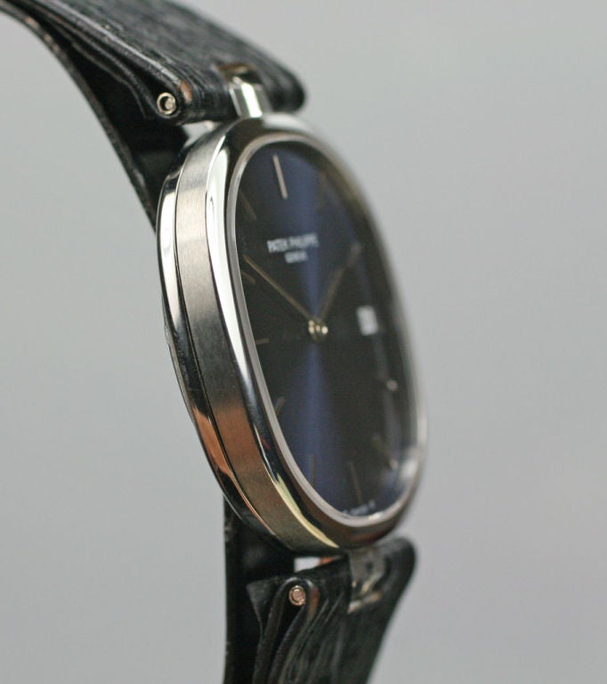 Patek Philippe Ellipse Quartz Watch in Stainless Steel 2