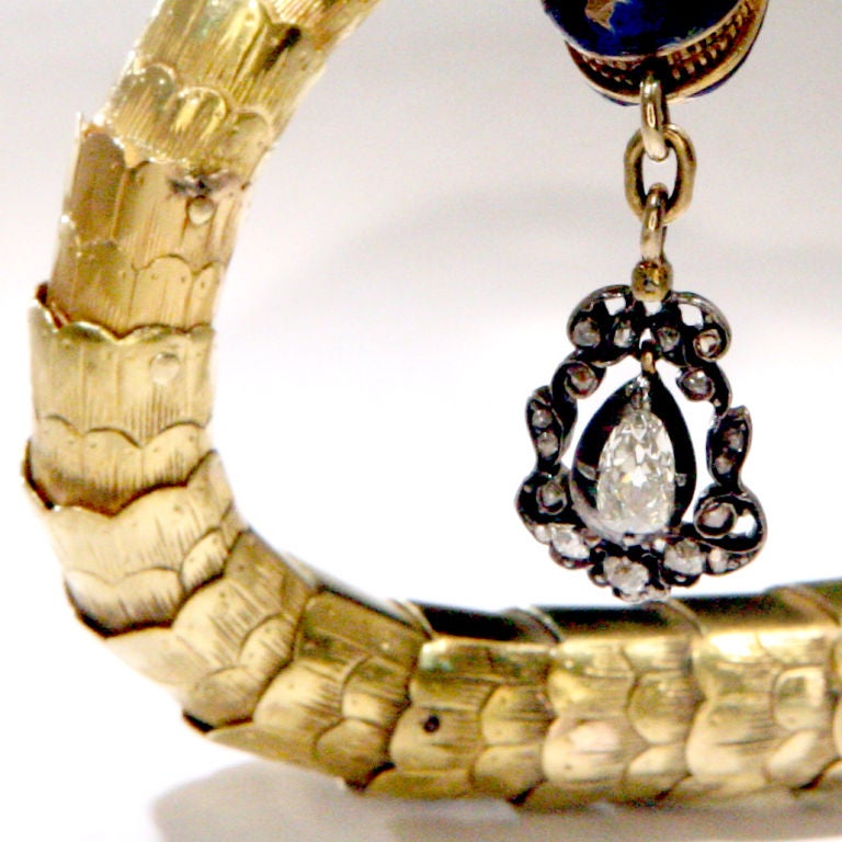 Victorian Gold Snake Bracelet 1