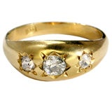 ANTIQUE DIAMOND GYPSY RING 4
