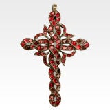 RUBY CROSS PENDANT