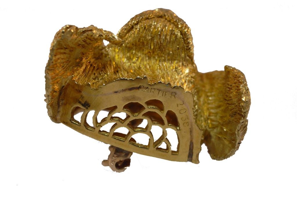 Cartier dog head pin