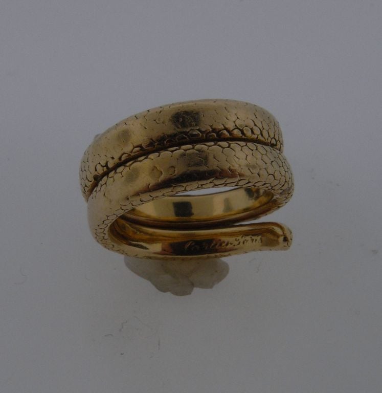 cartier serpent ring