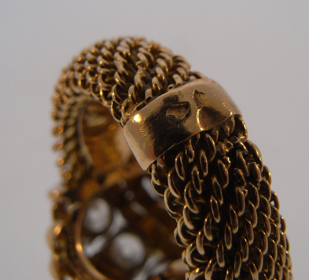 Gold and diamond ring by Boucheron Paris 6