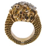 Gold and diamond ring by Boucheron Paris