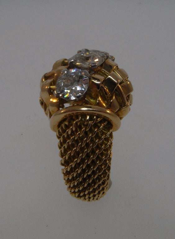 Gold and diamond ring by Boucheron Paris 2