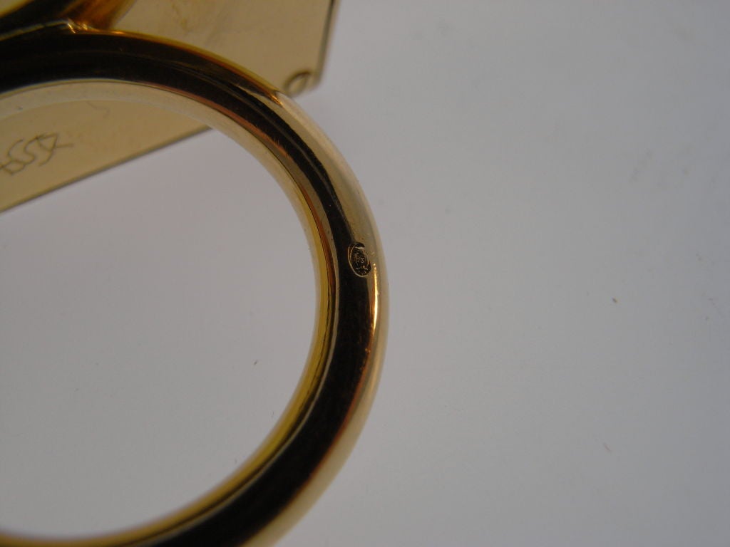 Gold, onyx and diamond ring by Ettore Sottsass For Sale 6