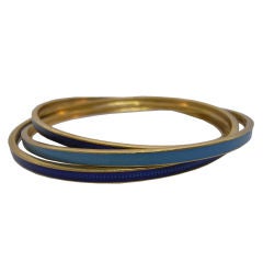 Cartier enamelled bangle