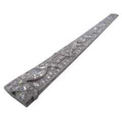 MARCUS & CO Art Deco Diamond Platinum Bracelet