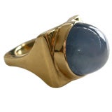 Gold and Sapphire Ring by Dinh Van for Cartier