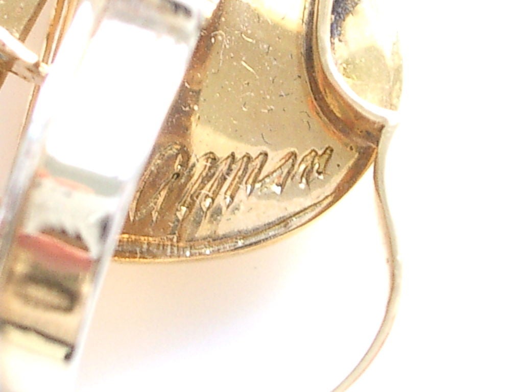 Gold Brooch By Arman (Artist Edition 1/2)