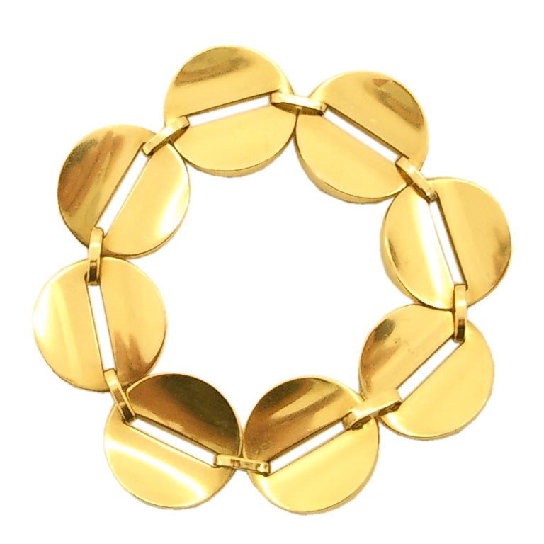 Gold Bracelet by George Jensen c.1960