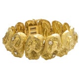 Gold and Diamond Bracelet by David Webb
