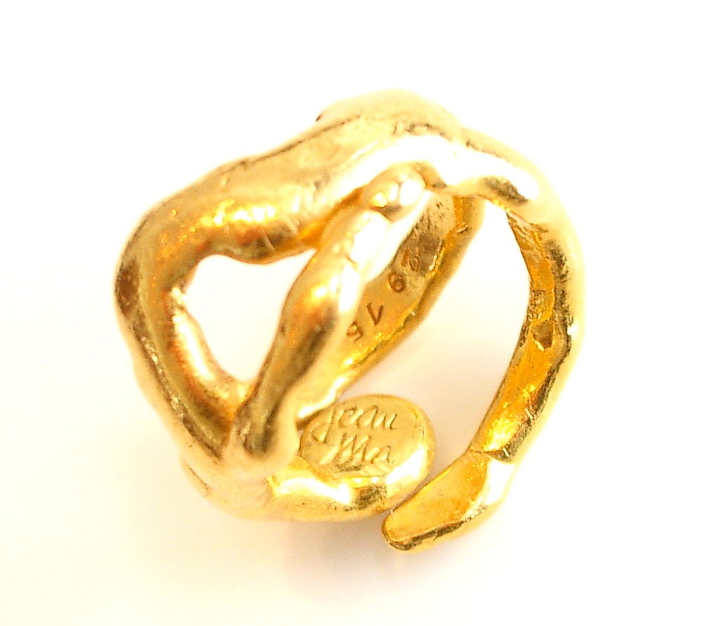 Erotic Gold Bracelet and Ring by Jean Mahie 1